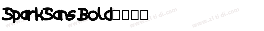 SparkSans Bold字体转换